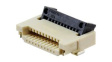 XF3M-1015-1B Connector FFC / FPC, 10 Poles, 1mm Pitch