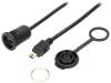 1310-1011-03 Кабель / адаптер; гнездо USB B mini, вилка mini USB B; IP65