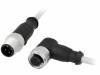 21348487484050 Кабель: датчиков / автоматики; PIN: 4; M12-M12; 5м; вилка; вилка
