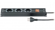 19 6117 3K3 S Outlet Strip, 4xJ (T13), 3 m