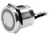 PS193P10Y01W24VL Переключатель: пьезоэлектрический; 1; SPST-NO; 0,2A/24ВAC; IP68