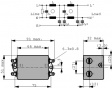 FSW 5500.2059 Сетевой фильтр, 1-фазный 3 A 250 VAC