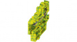 3043394 Terminal block SC green/yellow, 0.08...6 mm\x1a, 3043394