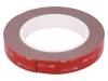3M VHB GPH 110 19MMX5M Лента: монтажная; W:19мм; L:5м; серый; акриловый; макс.230°C