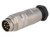 PXMBNI16FIM08ASC Разъем: M16; "папа"; на провод; IP67; вилка; пайка; 60В; PIN:8; 5А