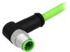 21349400477075 Вилка; M12; PIN: 4; "папа"; код D-Ethernet; 7,5м; изоляция: TPU