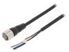 XS2F-M12PVC4S2M Кабель для датчика, M12 4-pin, прямое гнездо, PVC, 2м