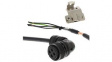 R88A-CA1E010SF-E Servo Motor Power Cable, without Brake, 10m, 400V, Angled Connector