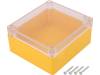 Z59PH ABS YELLOW Корпус: универсальный; Х:115мм; Y:125мм; Z:58мм; ABS; желтый; IP65