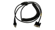 CBL-020-300-C00-02 Industrial RS232 Power Cable, 3m, Coiled, Suitable for GranitXP