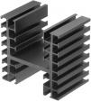SK 06/75/SA Heat sink 75 mm 0.8 K/W black anodised