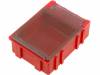 SMDBOXN311661LS, Контейнер: ESD; красный; лиастат (проводимый), Licefa