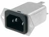 5120.1000.0, Разъем: питания AC; IEC 60320; C14 (E), с фильтром; гнездо; "папа", Schurter