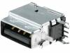 894858000 Гнездо; USB A; на плату; THT; PIN:4; боковой, угловой 90°