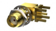 PCB.114SMAFRPRAJ.A RF Connector, SMA, Brass, Socket, Right Angle, 50Ohm, Soldering