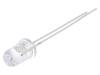 OSB5SA5A31A-12V LED; 5мм; голубой; 1560-2180мкд; 30°; Поверхность: выпуклая