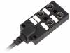 DB12-5A4CAB-DPS7B01 Разветвитель; 1м; PIN:5; код A-DeviceNet / CANopen; 2А; IP67; 24В