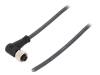 SAIL-M12BW-5-10U Соединительный кабель; M12; PIN: 5; угловой; 10м; вилка; 125ВAC; 4А
