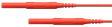 HSPL 7576 / 1 / 150 / RT High Voltage Safety test lead diam. 4 mm red 150 cm CAT IV