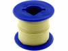 KYNAR-YL/100, Кабель; однопров; OFC; 30AWG; FEP; желтый; 250В; 100м, BQ CABLE (TME brand)