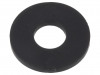 0040062001VR, Шайба; круглая; M3; D=8мм; h=800мкм; Цвет: черный, Essentra (former Richco)
