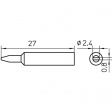 XNT B Soldering tip Chisel shaped 2.4 mm