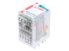 R4N-2014-23-1125-WTLD, Реле: электромагнитное; 4PDT; Uобмотки:125ВDC; 6A/250ВAC; 0,9Вт, RELPOL