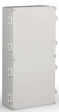WPCP306013G Cubo W 300 x 600 x 132, с петлями и замками, серая крышка, PC, IP66