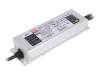 ELG-100-C500D2, Блок питания: импульсный; LED; 100Вт; 100?200ВDC; 500мА; IP67; 850г, MEAN WELL