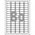 L4732REV-25 Multipurpose labels, 30 sheets/2.400 labels, 35.6 x 16.9 mm,