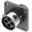 UTG0103SHVDE Female receptacle Trim Trio 3-pin IP65