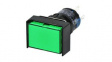 AL2H-A21PG Illuminated Pushbutton Switch Green 2CO Latching Function LED