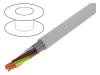 S30593 Провод; BiT LiYCY; 8x0,5мм2; экранированный; ПВХ; серый; 300/300В