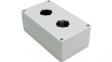 1554PB2 Watertight Pushbutton Enclosure, 30.75 mm, Polycarbonate