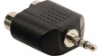 VLAB22940B Stereo Audio Adapter, 1 x Jack Plug Stereo 3.5 mm, 3.5 mm/RC