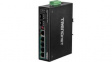 TI-PG62 6-Port PoE+ Switch, 4x 10/100/1000 PoE+, 1x Gigabit RJ-45 2x SFP 4 Unmanaged