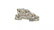 2669020000 Terminal Block, Blade Terminal, 6.3 x 3.5 mm, 5 Poles, 250V, 23A, 0.14 ... 4mm², Dark Beige