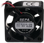 MFB30G05, Axial fan DC 30 x 30 x 10 mm 5 VDC, SEPA EUROPE
