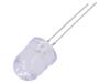 OSM2DKA131A-ST LED; 10мм; белый теплый; 8400?10000мкд; 30°; Поверхность: выпуклая