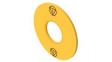 61-9970.9  Legend Plate, 43mm, Yellow, Warning Triangle, EAO 61 Series