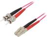 29032402, Световодный патч-корд; OM4; LC/ST; 2м; LSZH; Цвет разъема: серый, LAPP