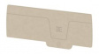 2490530000 End Plate, 100.23 x 44.4mm, Dark Beige