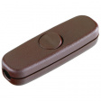 5055-009.01 Cord in-line switch, 1-pole, 250 VAC, Brown