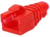 6510-0102-10 Корпус вилки RJ45; Цвет: красный