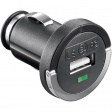 USB-ALM USB mini car charger adapter black