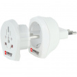 1.500213 Single travel adapter Italy & Europe IT/Protective Contact/FR / PL / BE / CZ / S