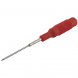 MZS 1 - PRUEF ROT / RED Test probe diam. 4 mm red