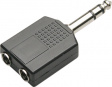 A 076 Audio Adapter, 1 x Jack Plug Stereo 6.3 mm, 6.3/3.5 mm