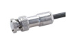 11_H4-50-4-1/133_NE RF Connector, H4, Brass, Plug, Straight, 50Ohm, Solder Terminal, Clamp Terminal