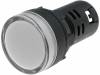 L22 220V WHITE Индикаторная лампа; Подсвет: LED; Цвет: белый